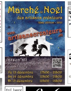 Petite annonce dans l'agenda de La Liberté en 2013