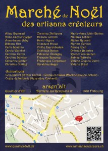 Flyer du Marché de Noël des Artisans Créateurs 2012