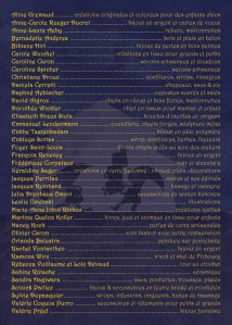 Flyer du Marché de Noël des Artisans Créateurs 2015