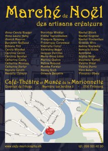 Flyer du Marché de Noël des Artisans Créateurs 2011